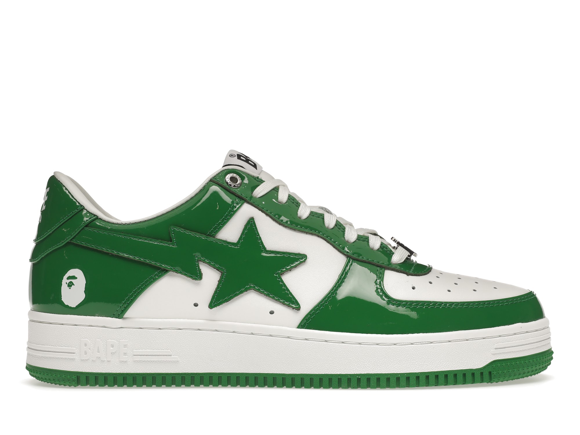 A Bathing Ape Bape Sta Low Green - vstockx