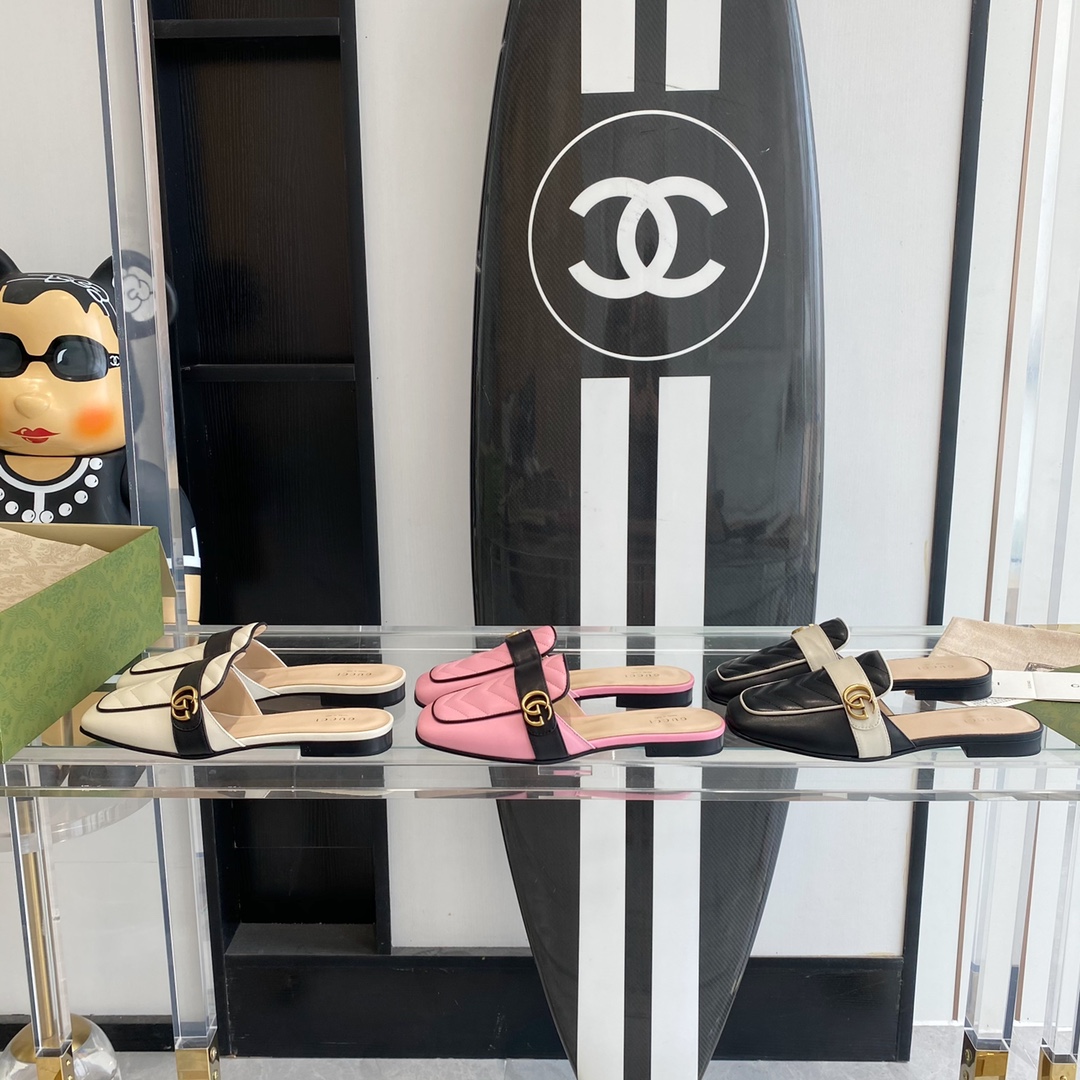 Gucci Leather slipper Women 9 - vstockx