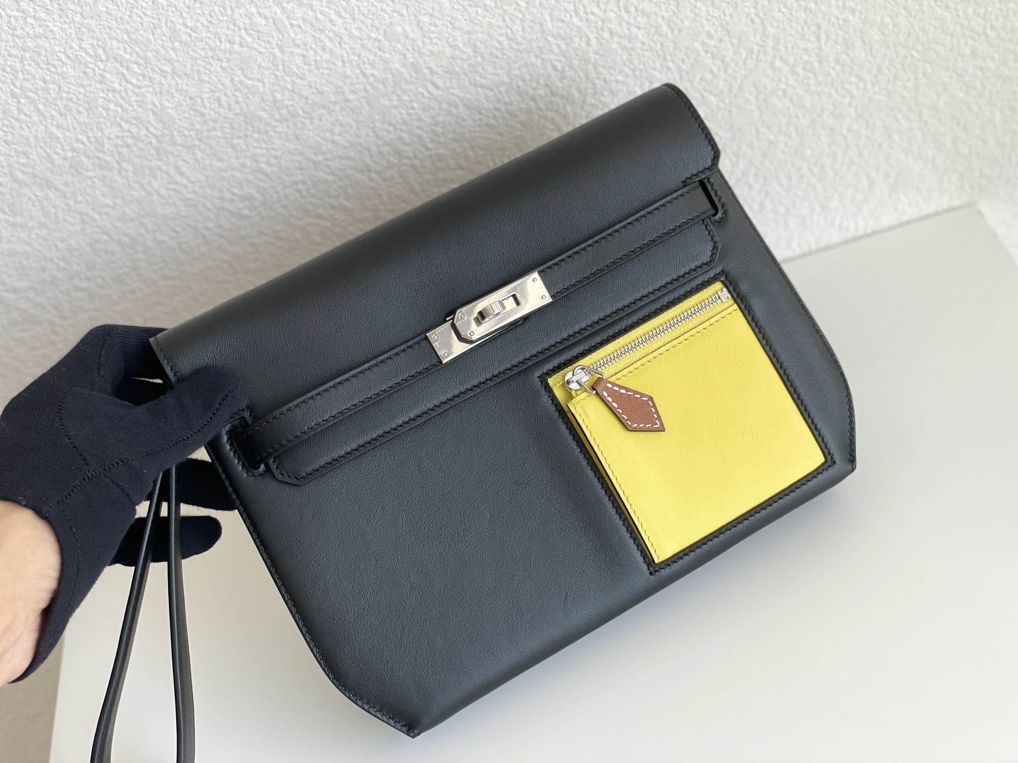 Handbags Hermes Kelly depeches colormatic size:25 cm - vstockx