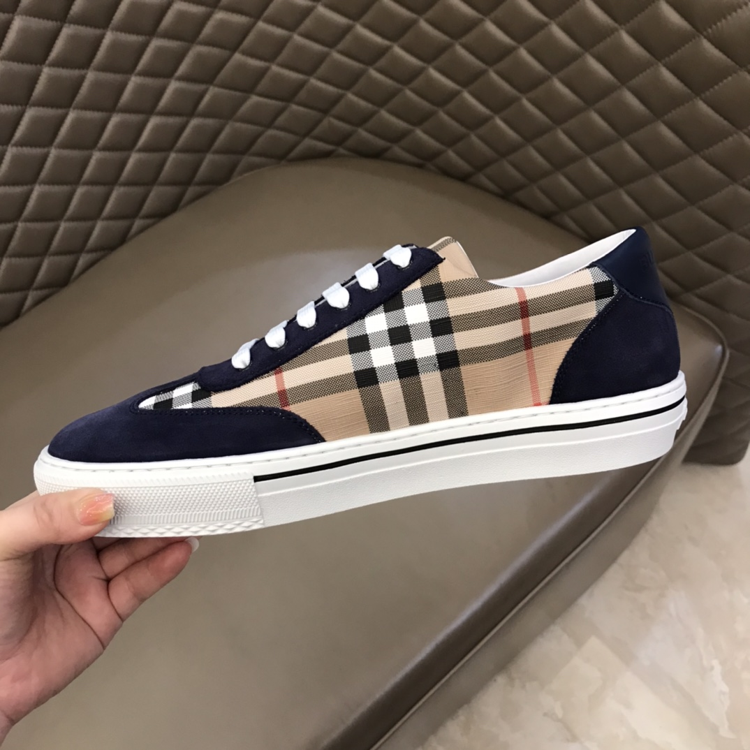 Burberry Perforated Check Sneaker 53 - vstockx