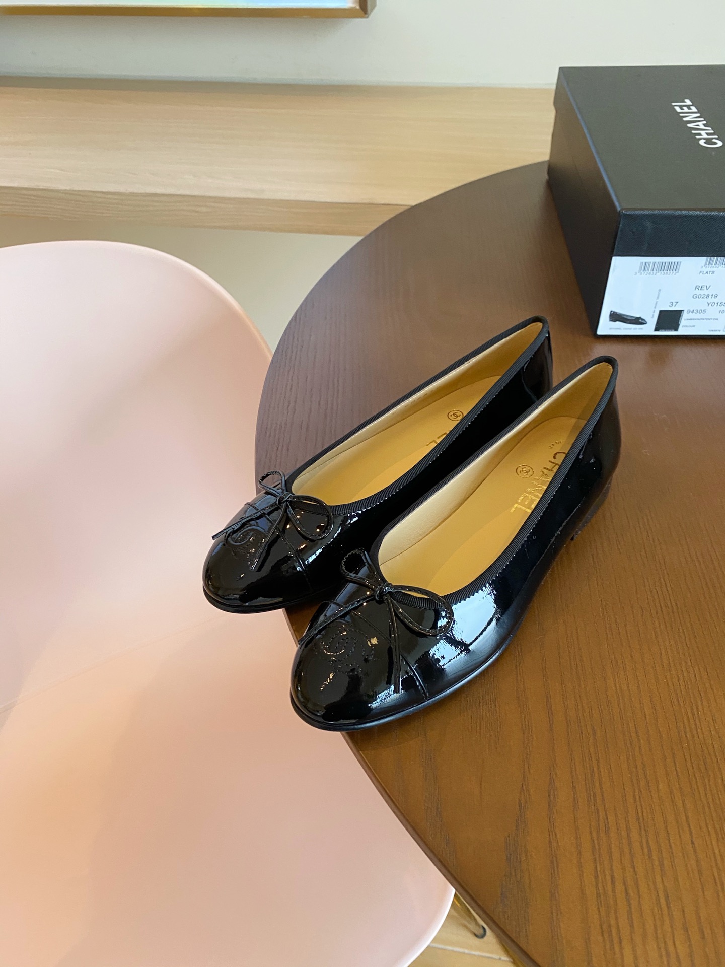 Chanel Ballerinas Fabric & Grosgrain 5 - vstockx