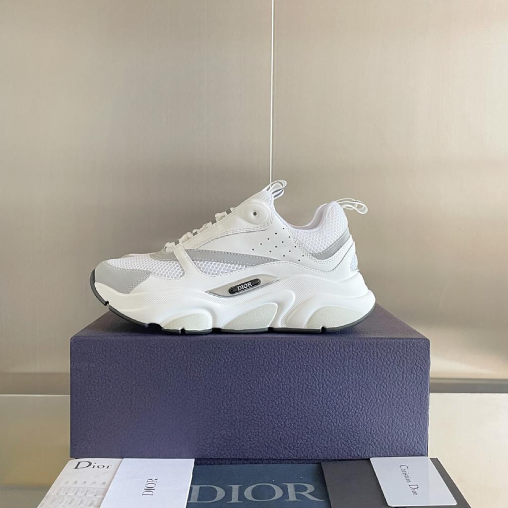 Dior B22 White Silver - vstockx