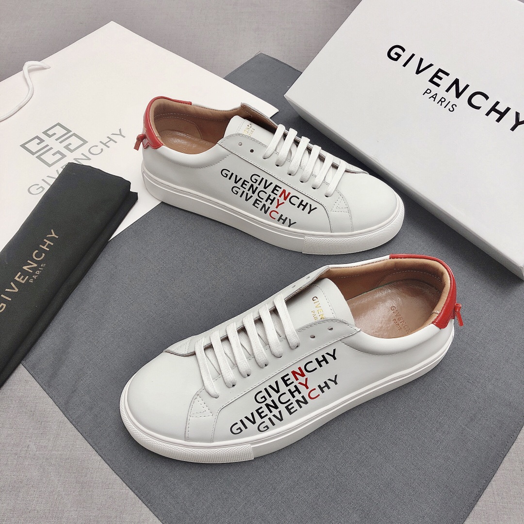 Givenchy Urban Street Logo-print Leather Sneakers 44 - vstockx