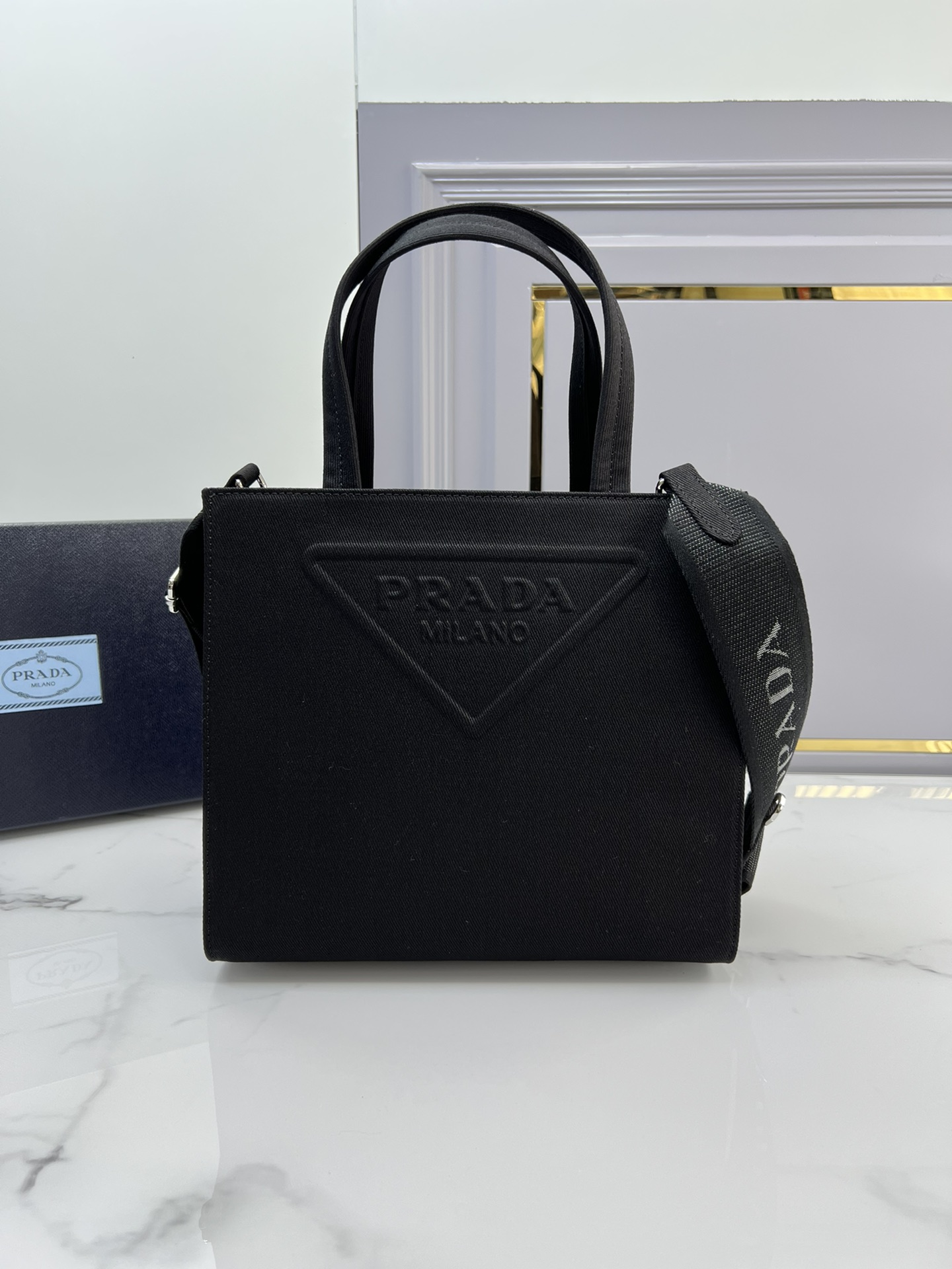 handbags prada 1BG382 Size ?6*23.5*9cm - vstockx