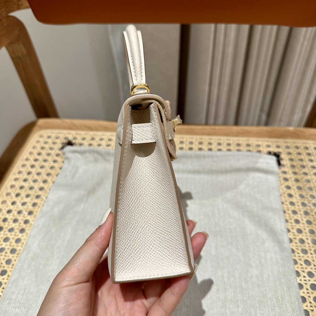 Handbags Hermes mini Kelly size:19 cm - vstockx