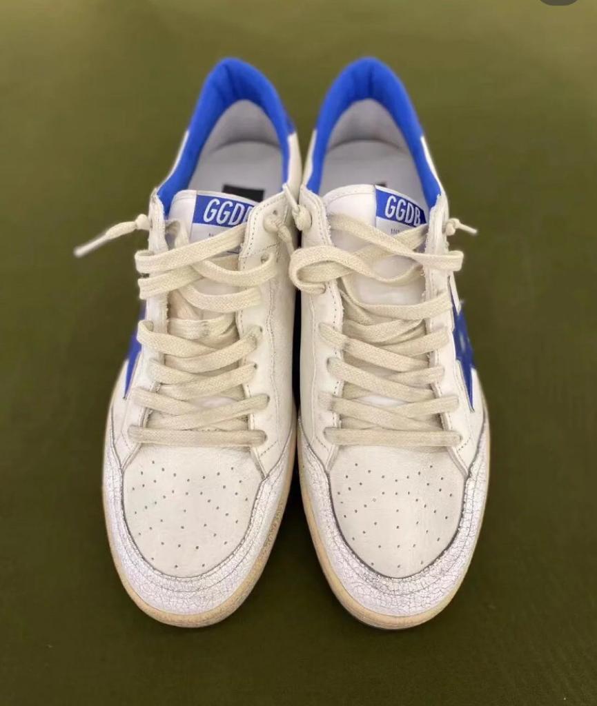 GOLDEN GOOSE 'Ball star' sneakers Blue - vstockx