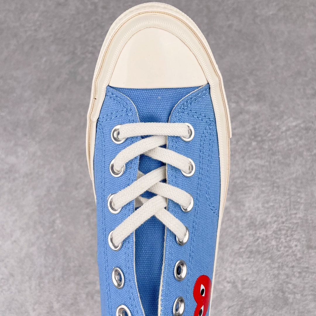 Converse Chuck Taylor All-Star 70s Ox Comme des Garcons Play Bright Blue - vstockx