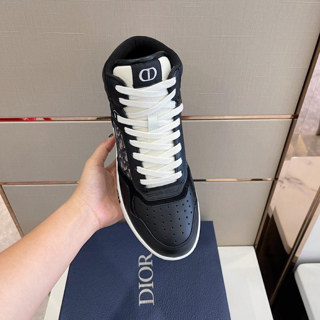 Dior B27 High Black Beige White Black Dior Oblique Jacquard - vstockx