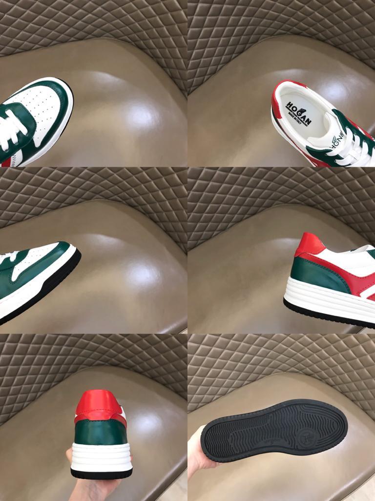 Hogan H630 White Green Red - vstockx