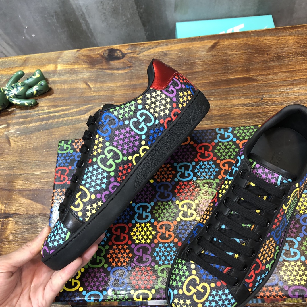 Gucci Psychadelic Ace Black Multi - vstockx