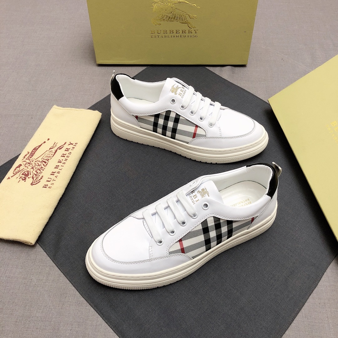 Burberry Perforated Check Sneaker 43 - vstockx