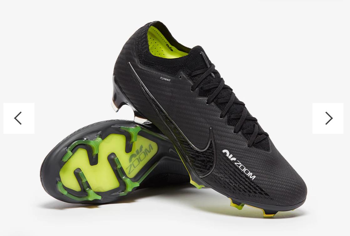 Nike Zoom Mercurial Vapor 15 Elite SG-Pro Anti-Clog Traction Black White Volt - vstockx