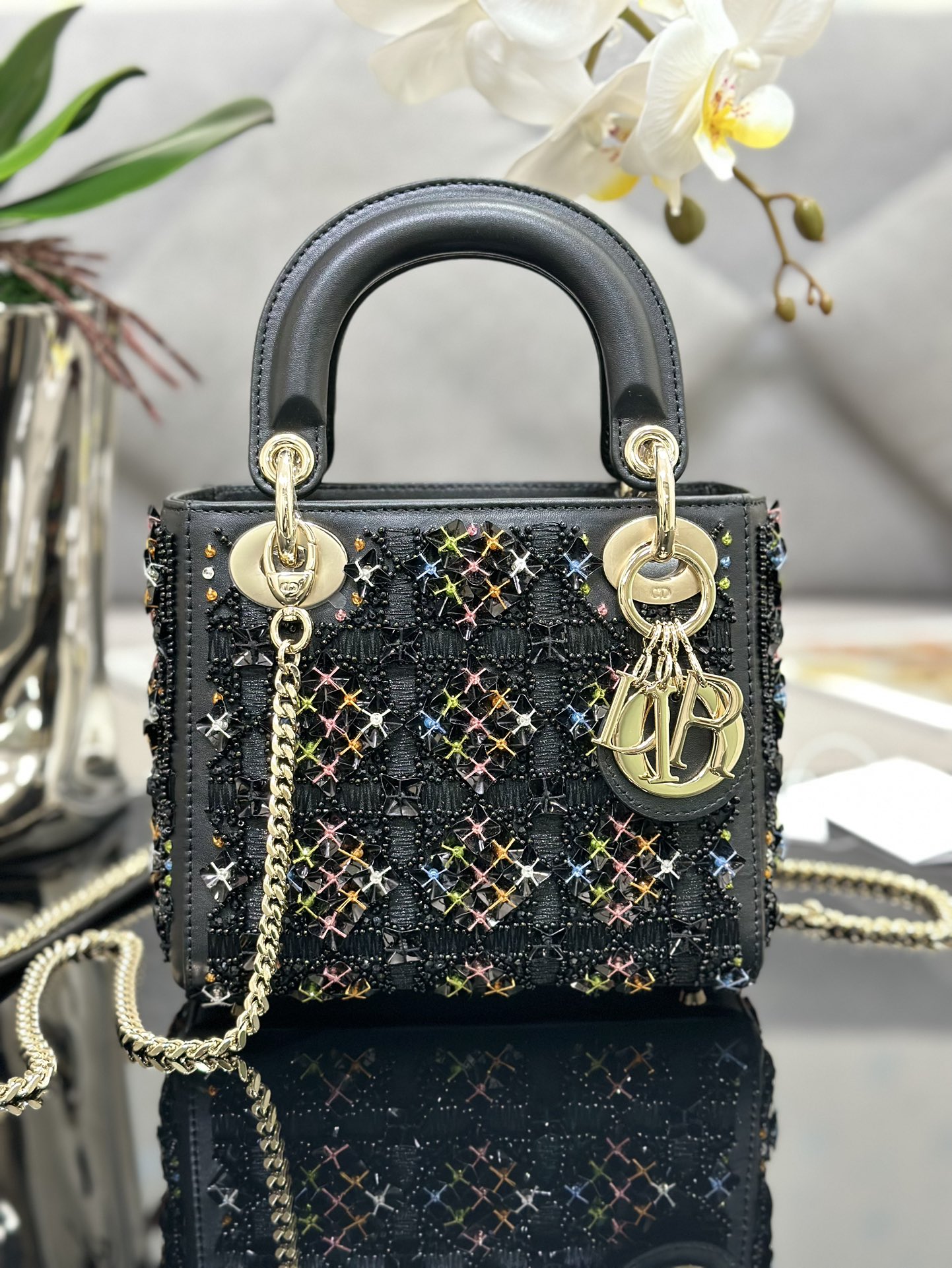 Handbags Lady Dior M0505 size:20*16.5*8 cm - vstockx
