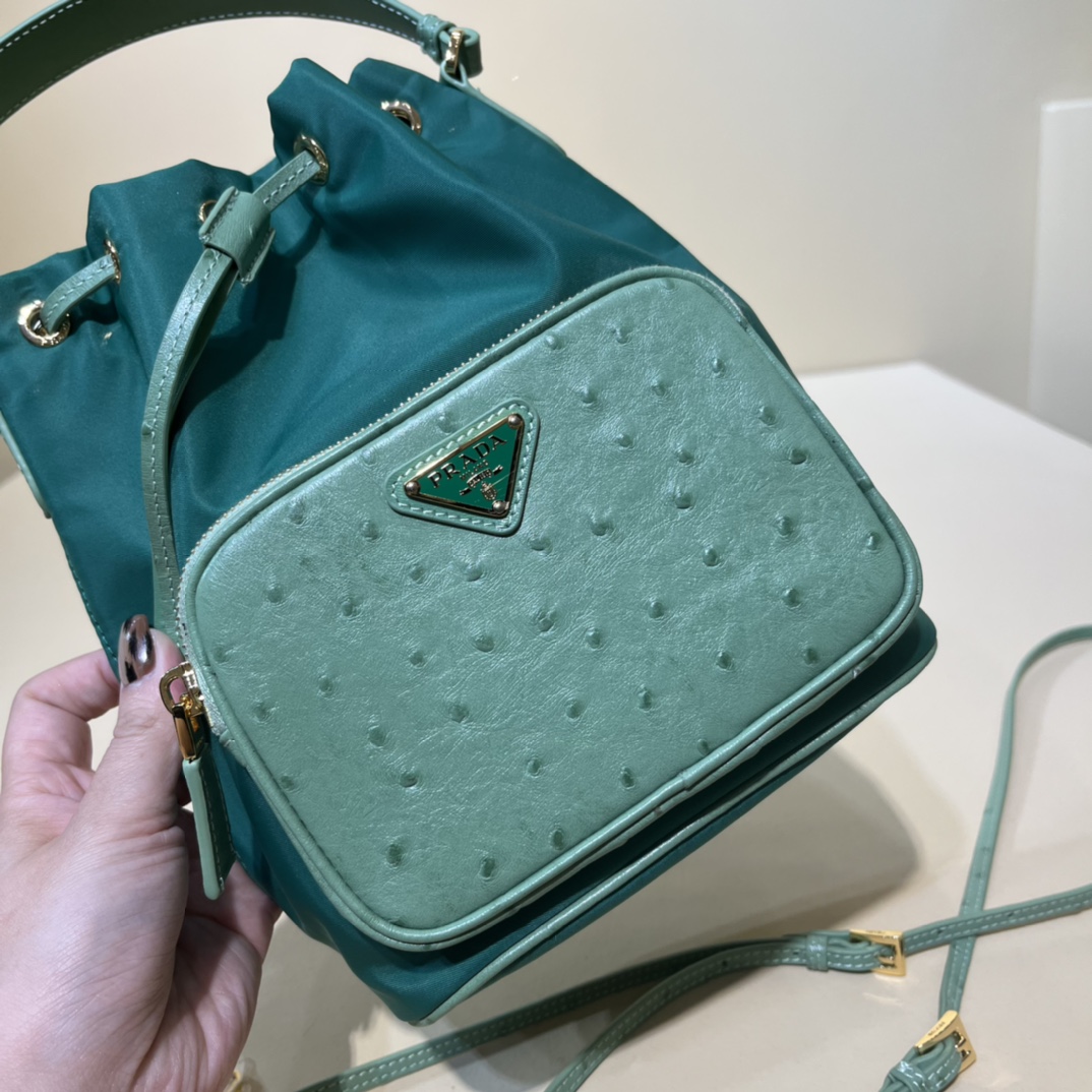 Handbags Prada 1BH038 size:22.5×17.5×12 cm - vstockx