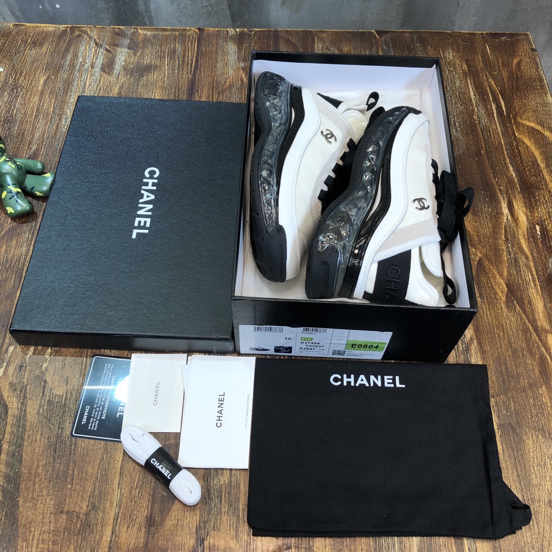 Chanel Fabric & Suede Calfskin Low Top Sneaker 13 - vstockx