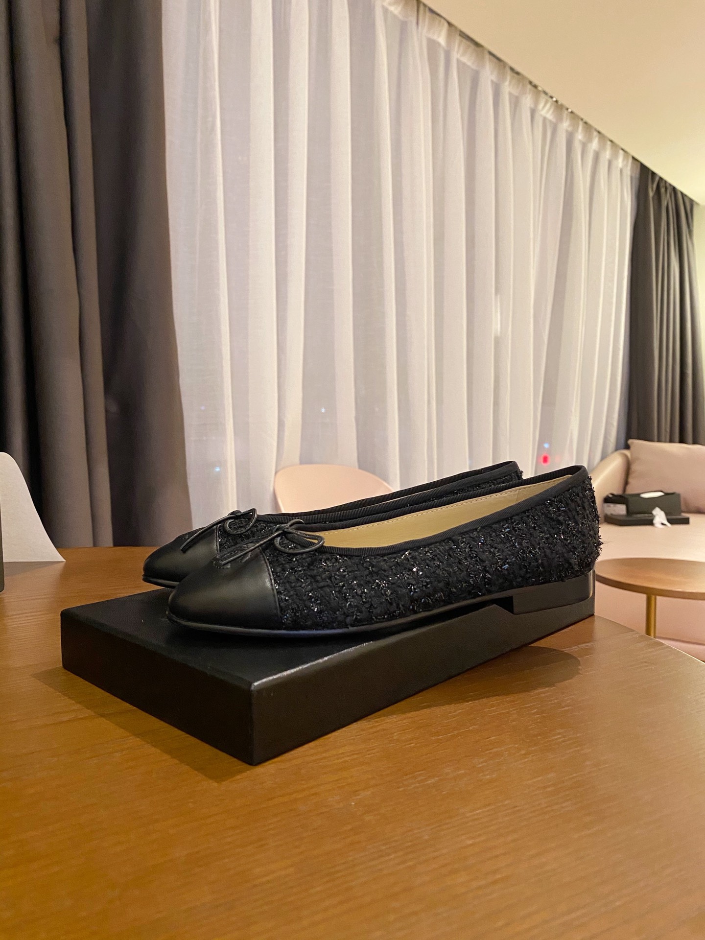 Chanel Ballerinas Fabric & Grosgrain 32 - vstockx