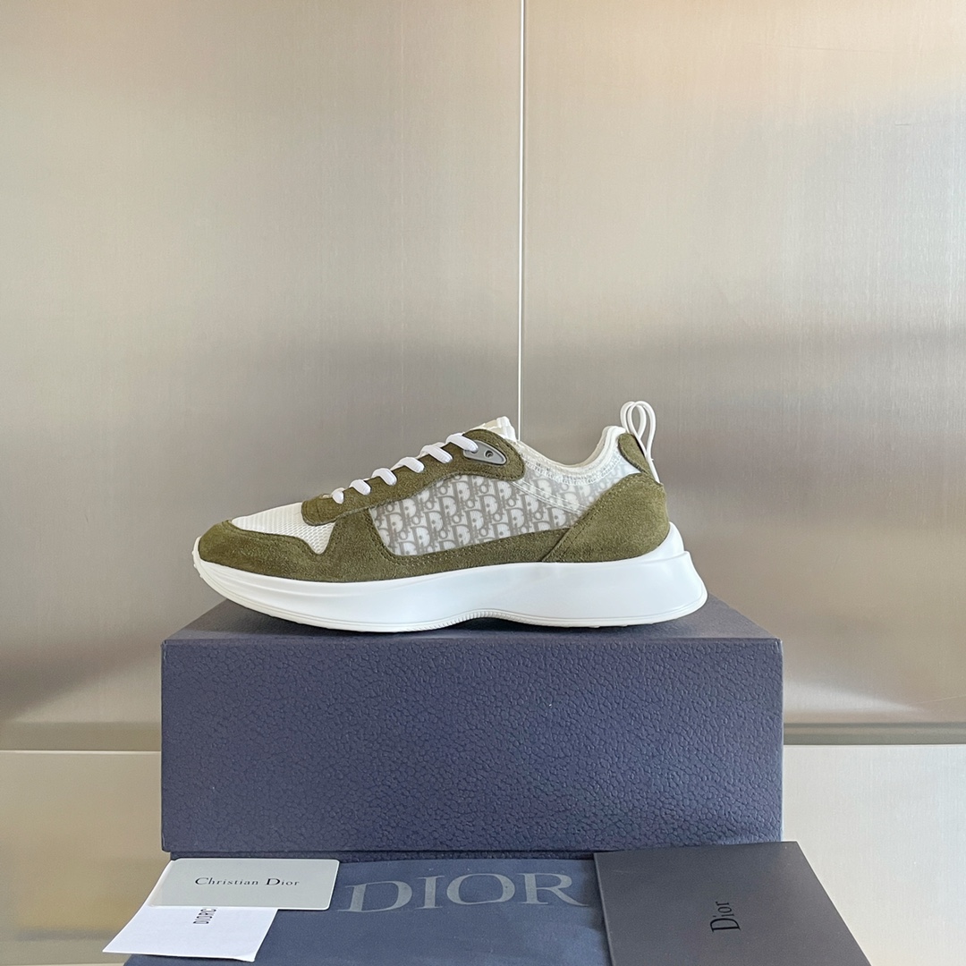 Dior B25 Runner Olive - vstockx