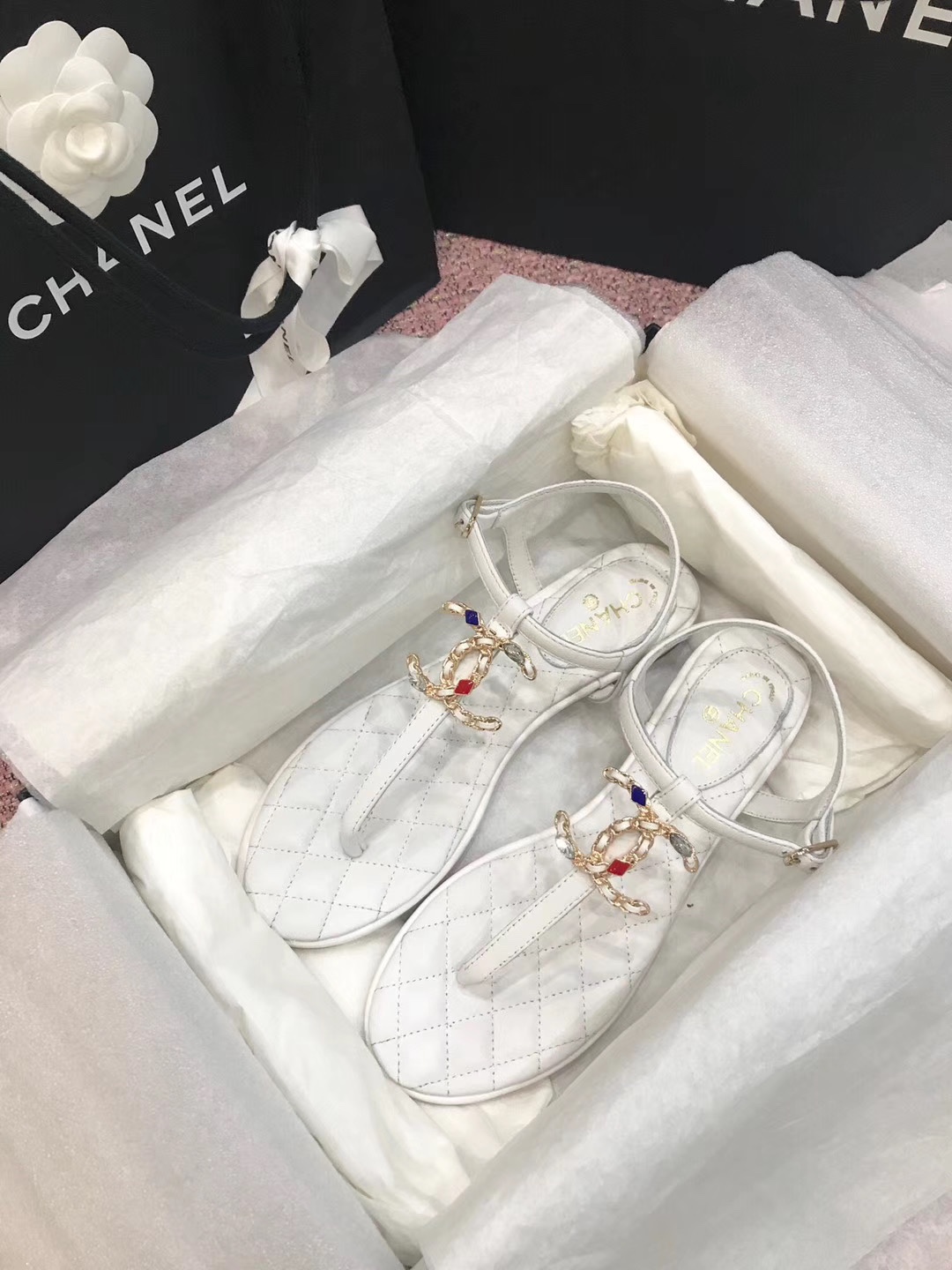 Chanel Slides 50 - vstockx
