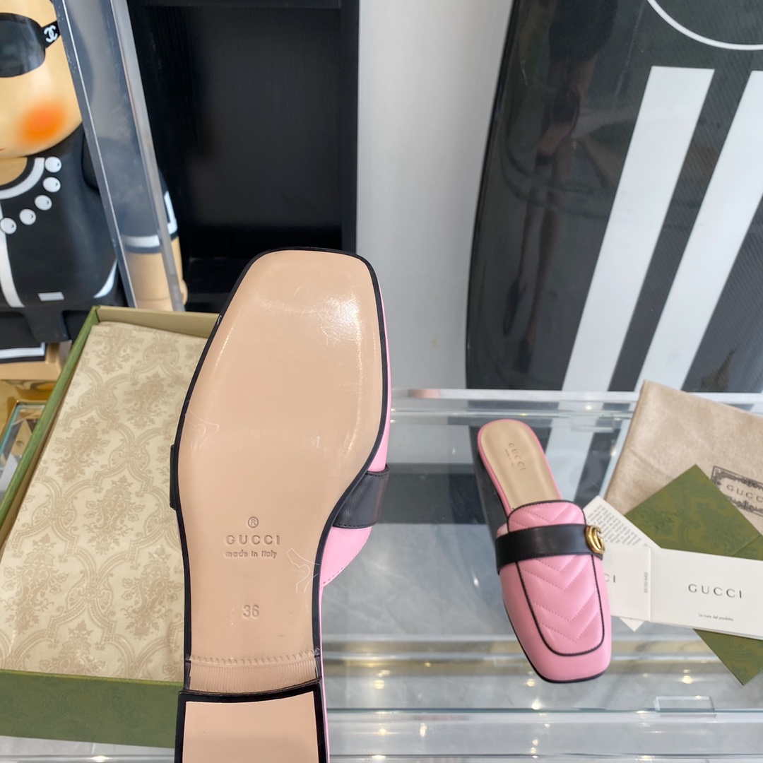 Gucci Leather slipper Women 9 - vstockx