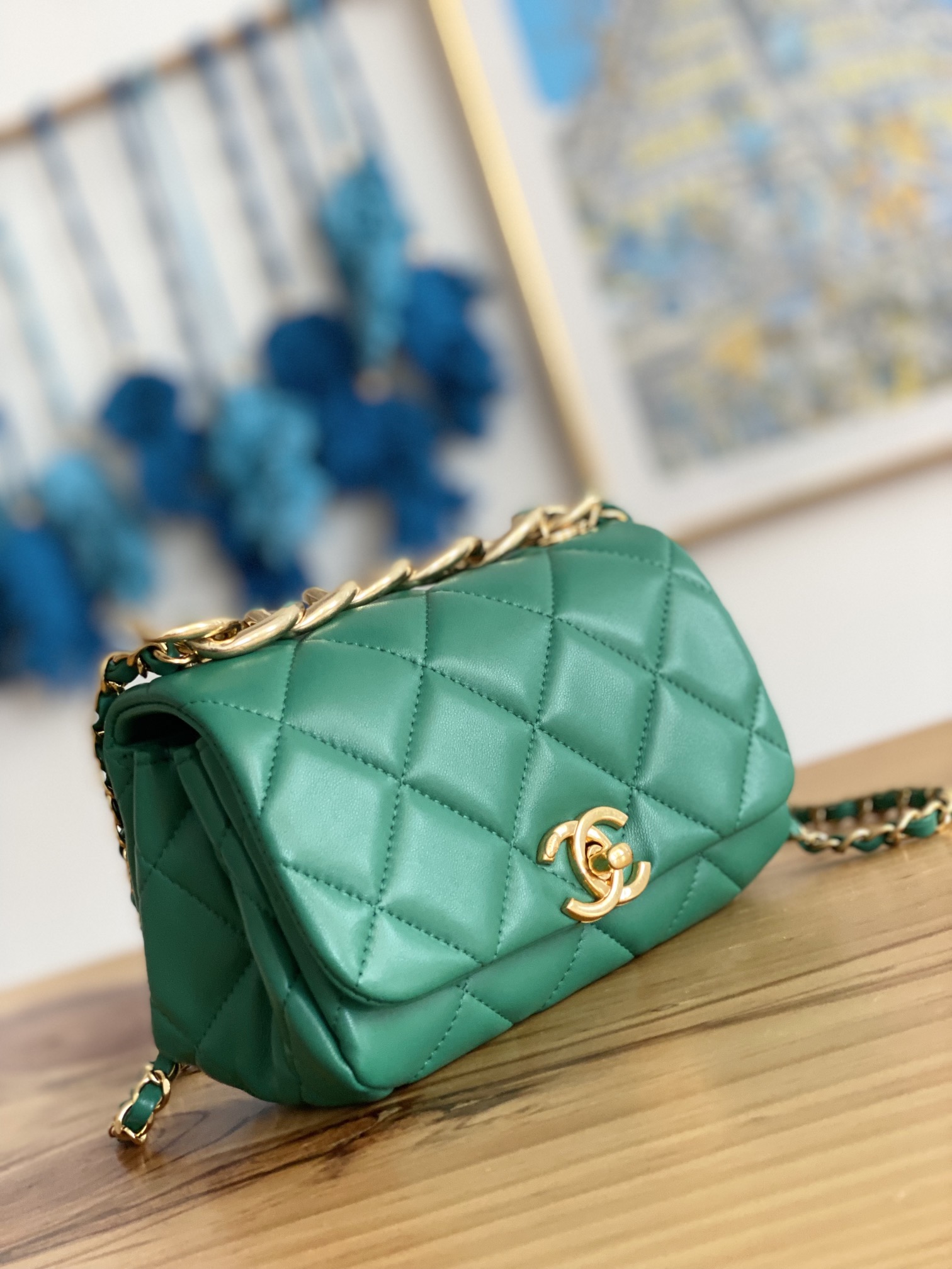 Handbag Chanel 3365 size 17X11.5X8.5 Cm - vstockx