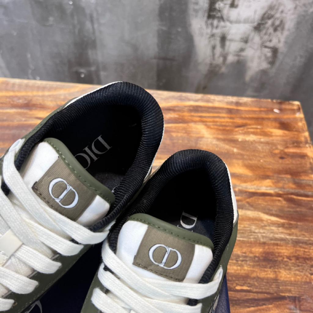 Dior B27 Low Olive Cream Beige Black Dior Oblique Jacquard - vstockx