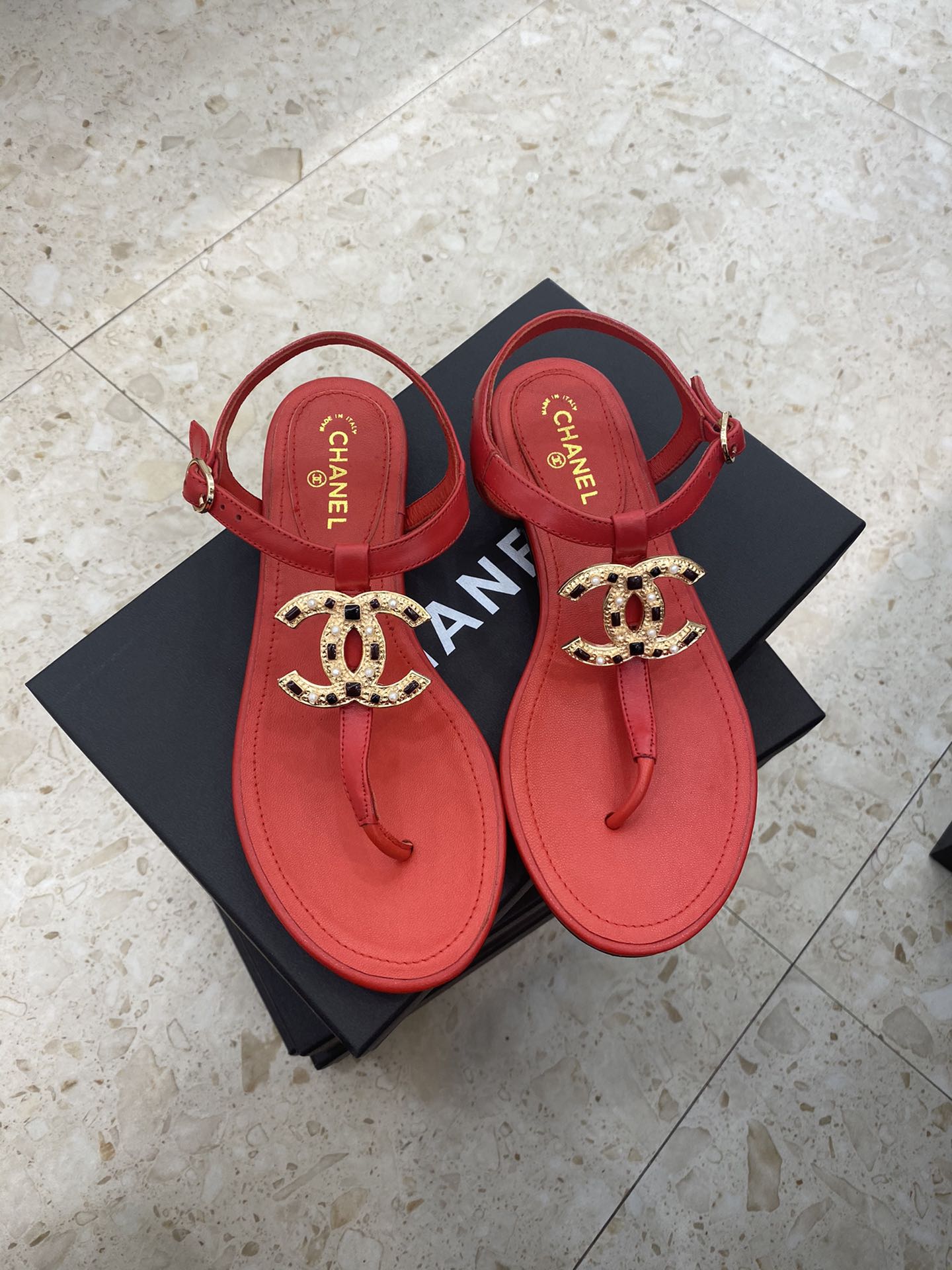 Chanel Slides 37 - vstockx