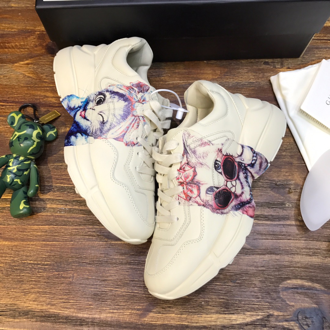 Gucci Rhyton sneaker 46 - vstockx