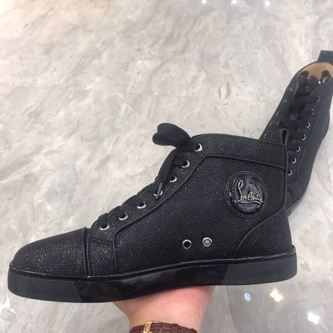 Christian Louboutin Louis Junior Spikes Orlato Flat Sneakers 23 - vstockx