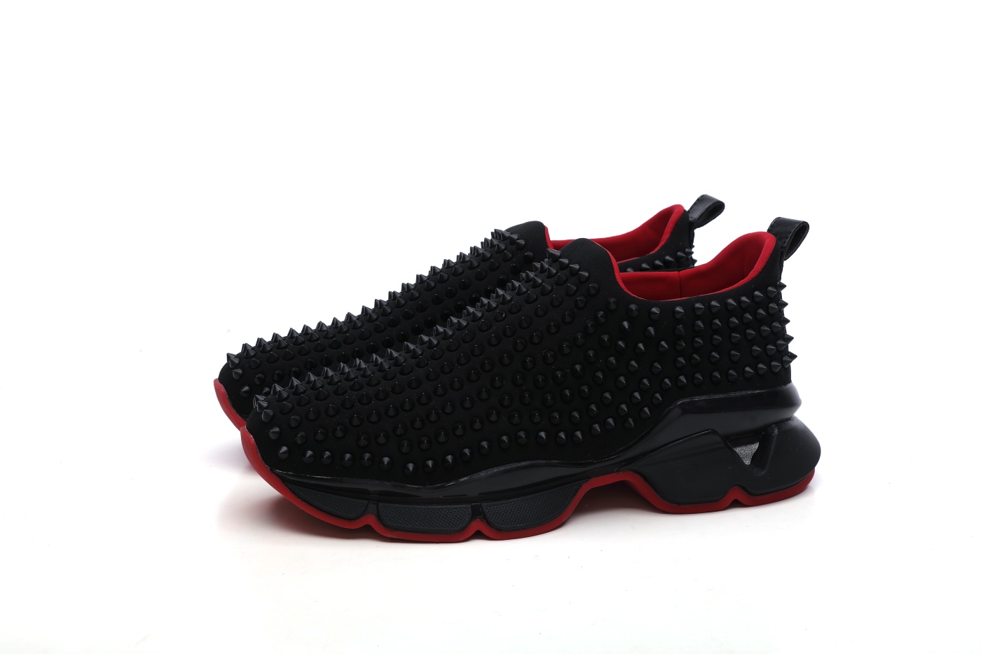 Christian Louboutin Spike Sock Flat Sneakers 7 - vstockx