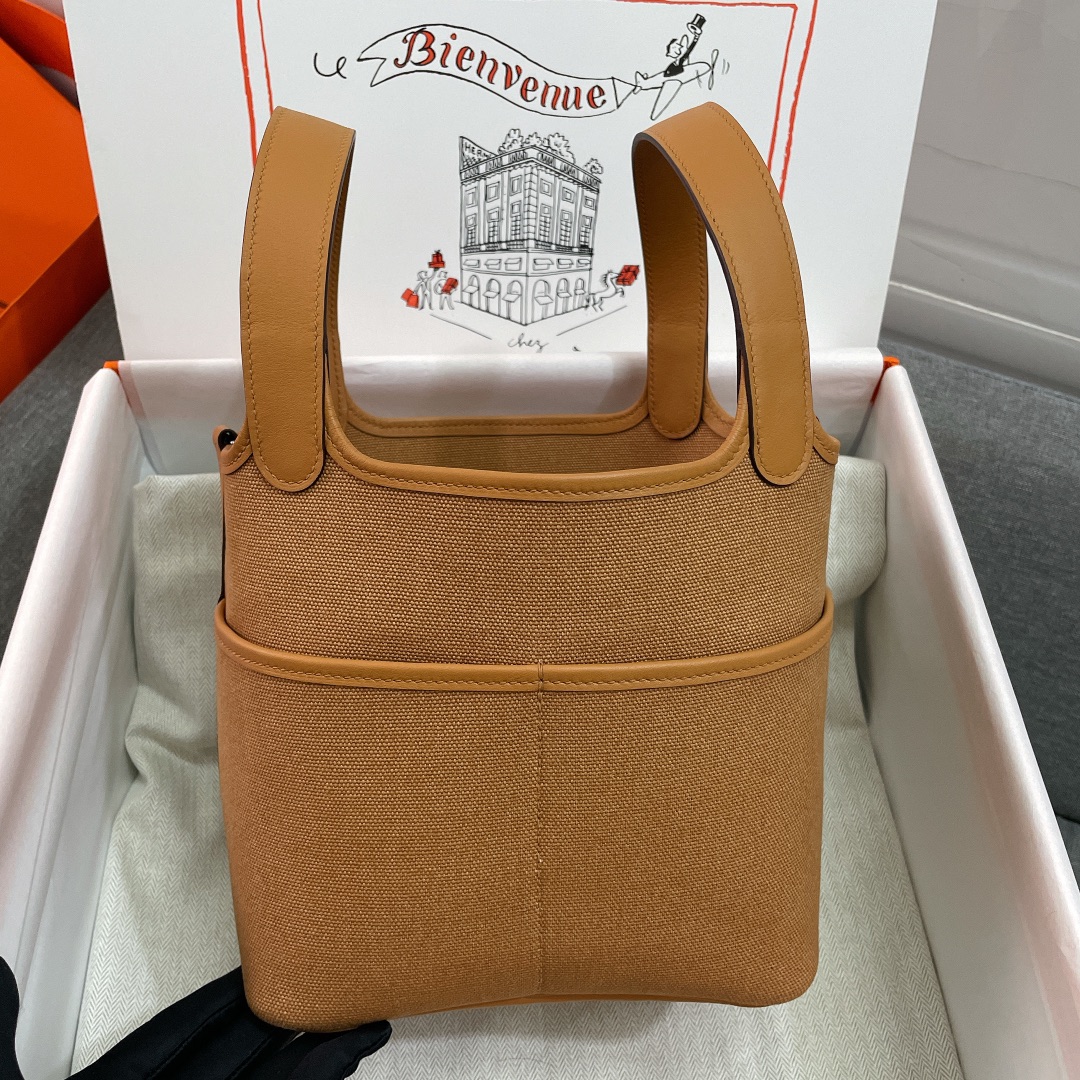 Handbags Hermes cargo picotin size:18 cm - vstockx