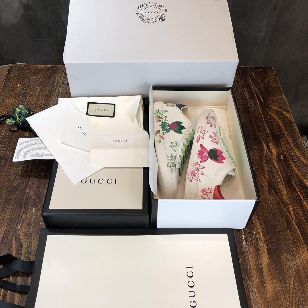 Gucci Ace embroidered sneaker 45 - vstockx