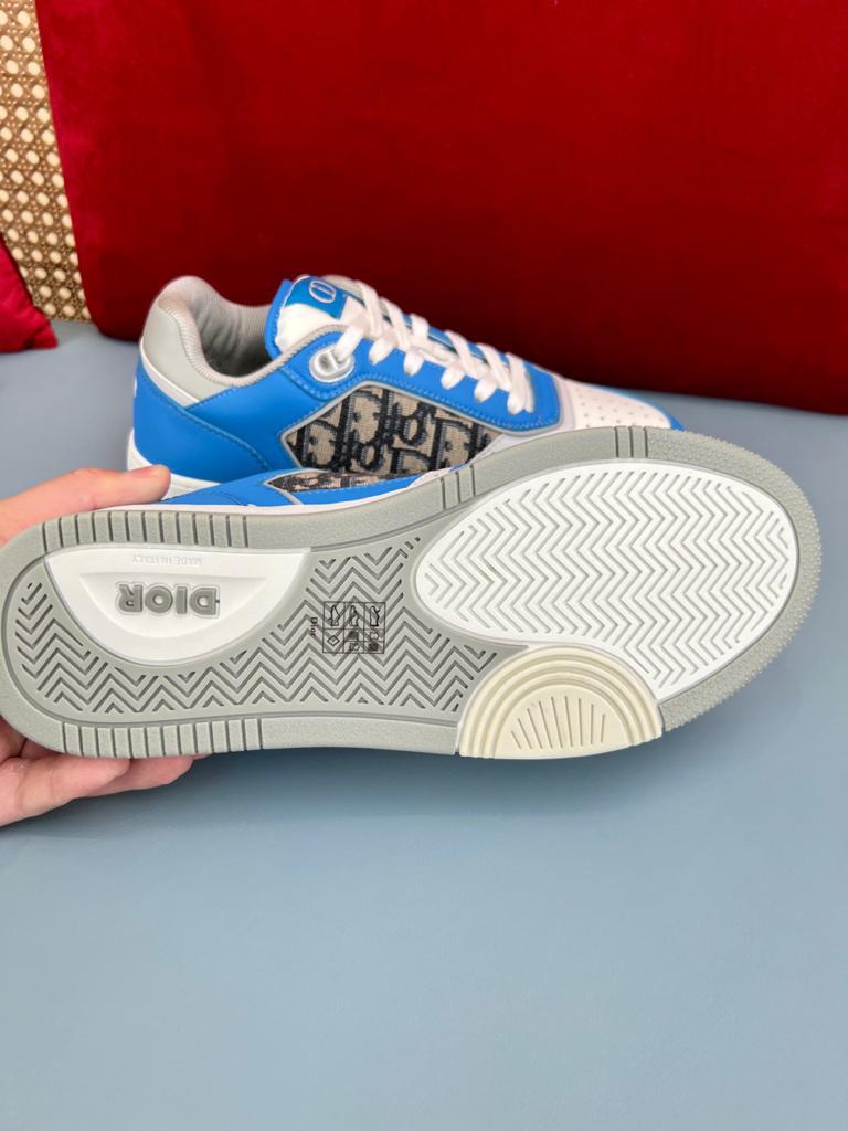 Dior B27 Low Blue Grey White Beige Dior Oblique Jacquard - vstockx