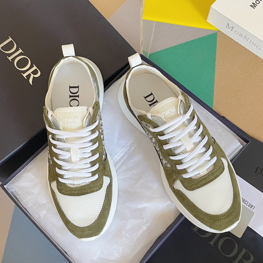 Dior B25 Runner Olive - vstockx