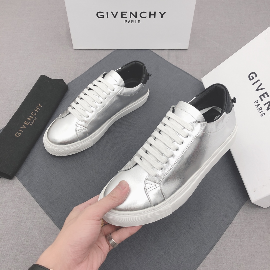 Givenchy Urban Street Logo-print Leather Sneakers 53 - vstockx
