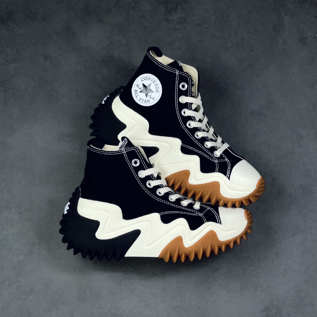 Converse Run Star Motion Black White Gum - vstockx