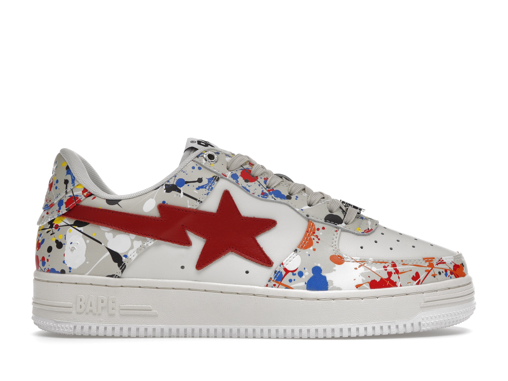 A Bathing Ape Bape Sta Paint Beige - vstockx