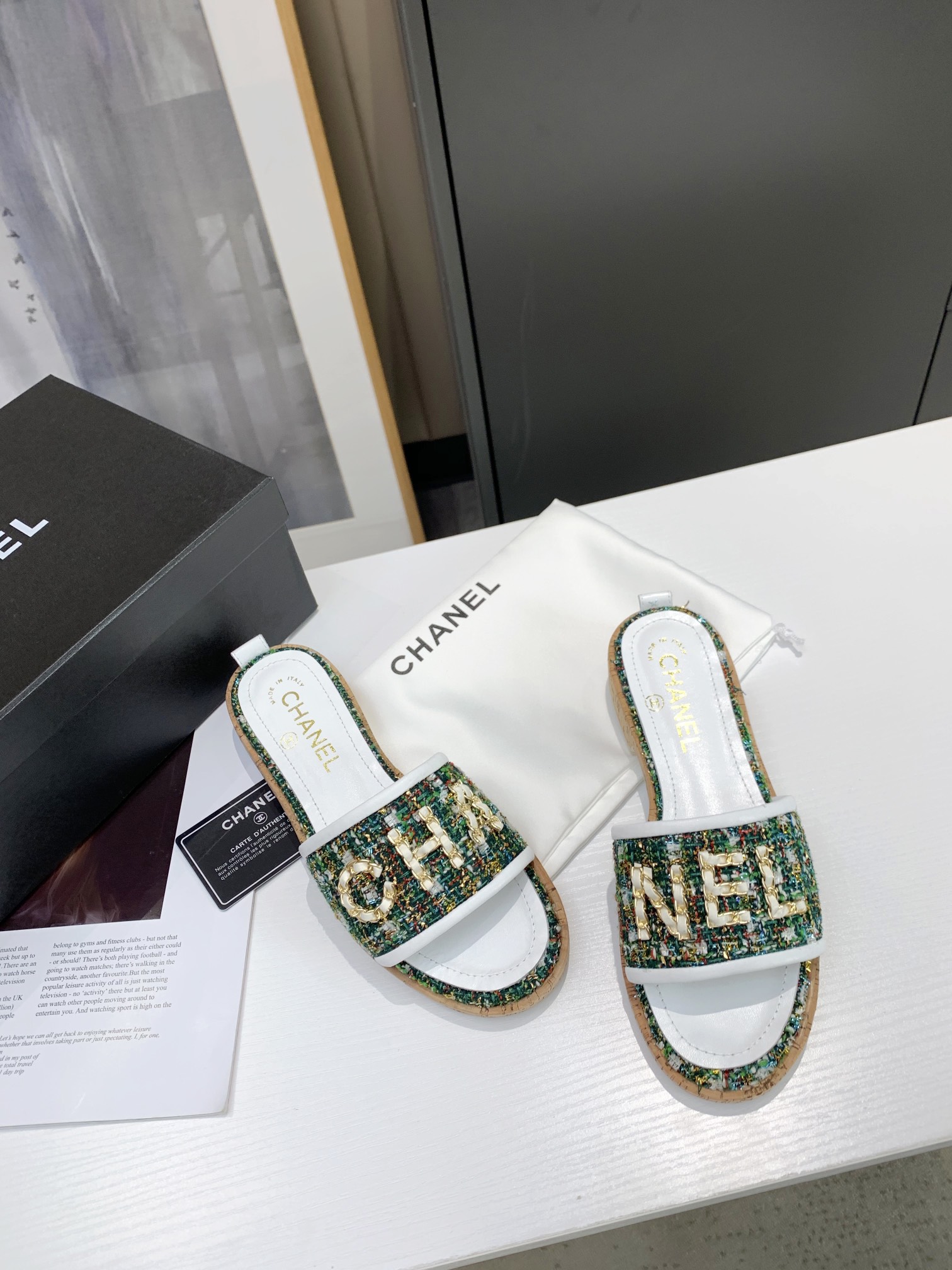 Chanel Slides 23 - vstockx