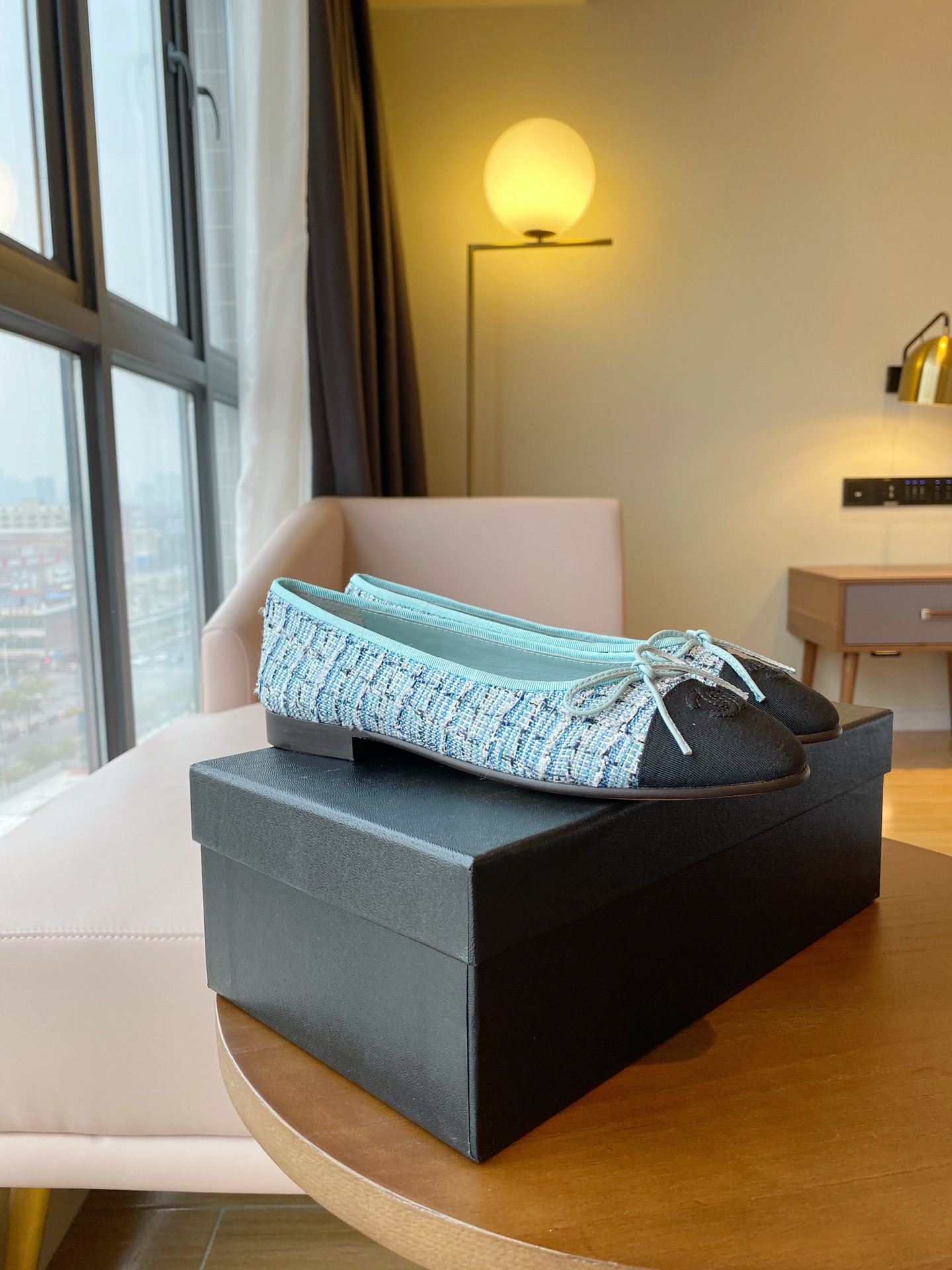 Chanel Ballerinas Fabric & Grosgrain 29 - vstockx