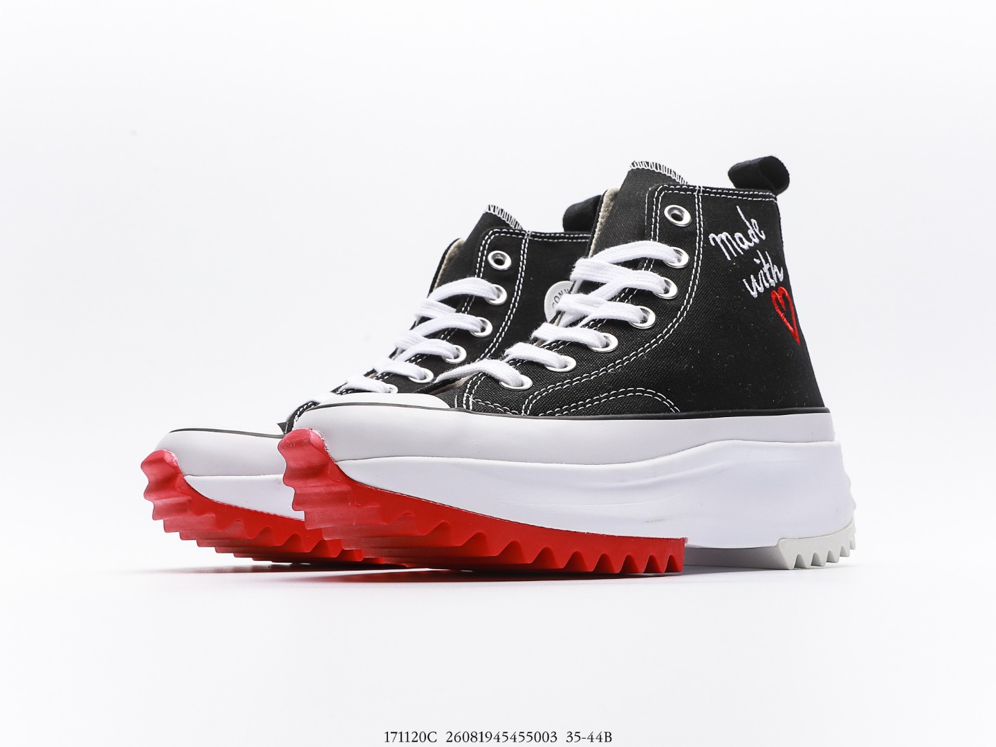 Converse Run Star Hike Hi Valentine's Day Made With Love (2021) - vstockx