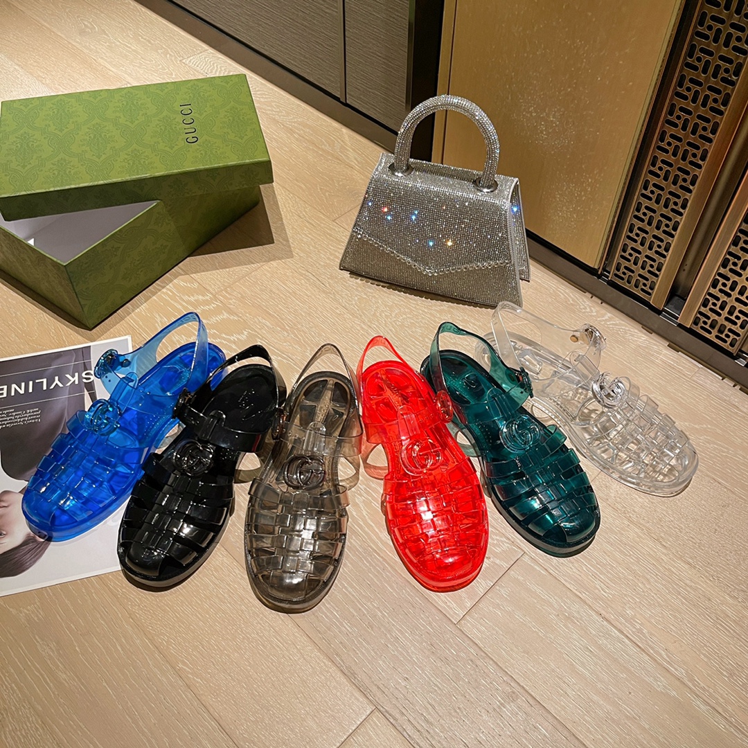 Gucci Women's sandal with Double G Women 11 - vstockx