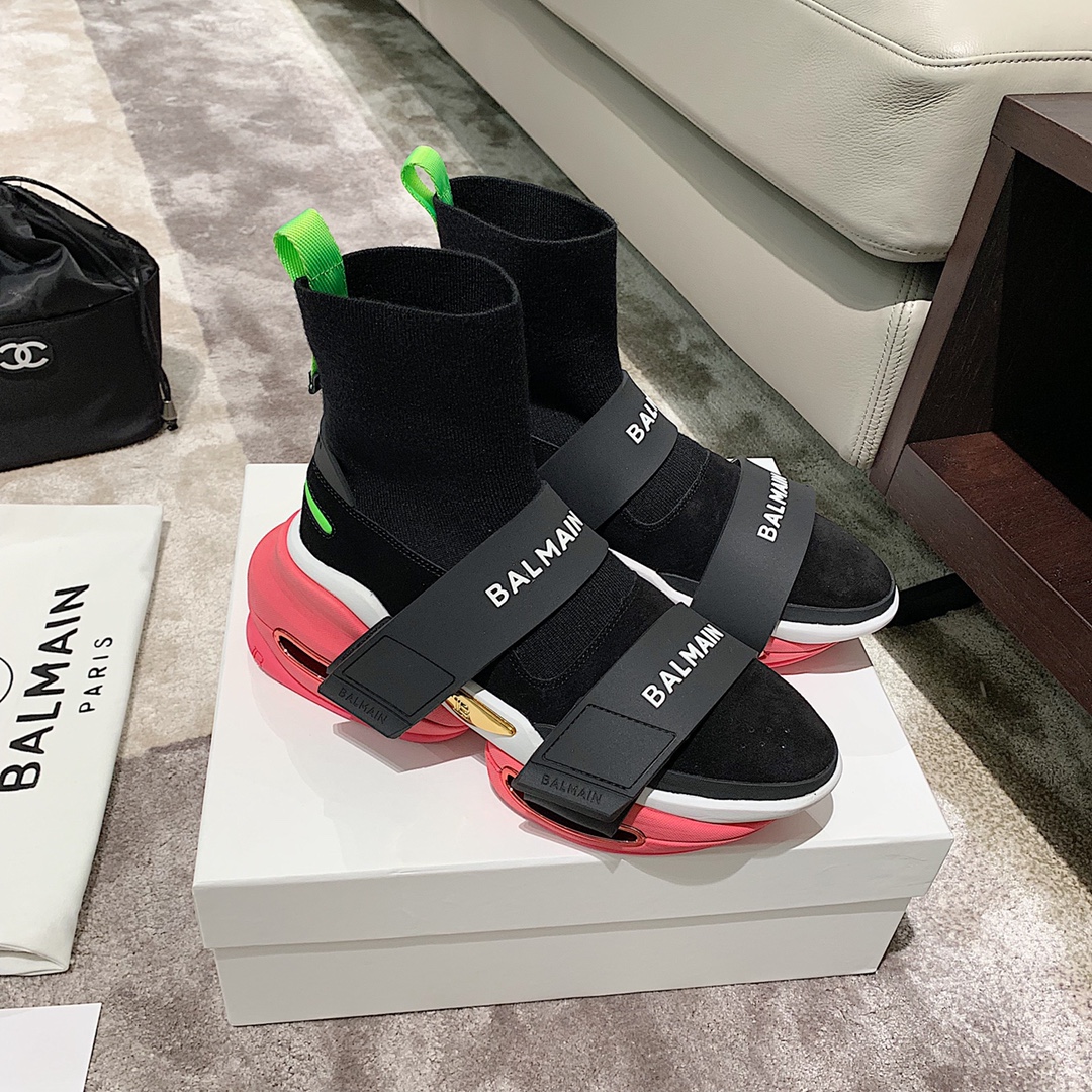 Balmain B-Bold trainers 31 - vstockx