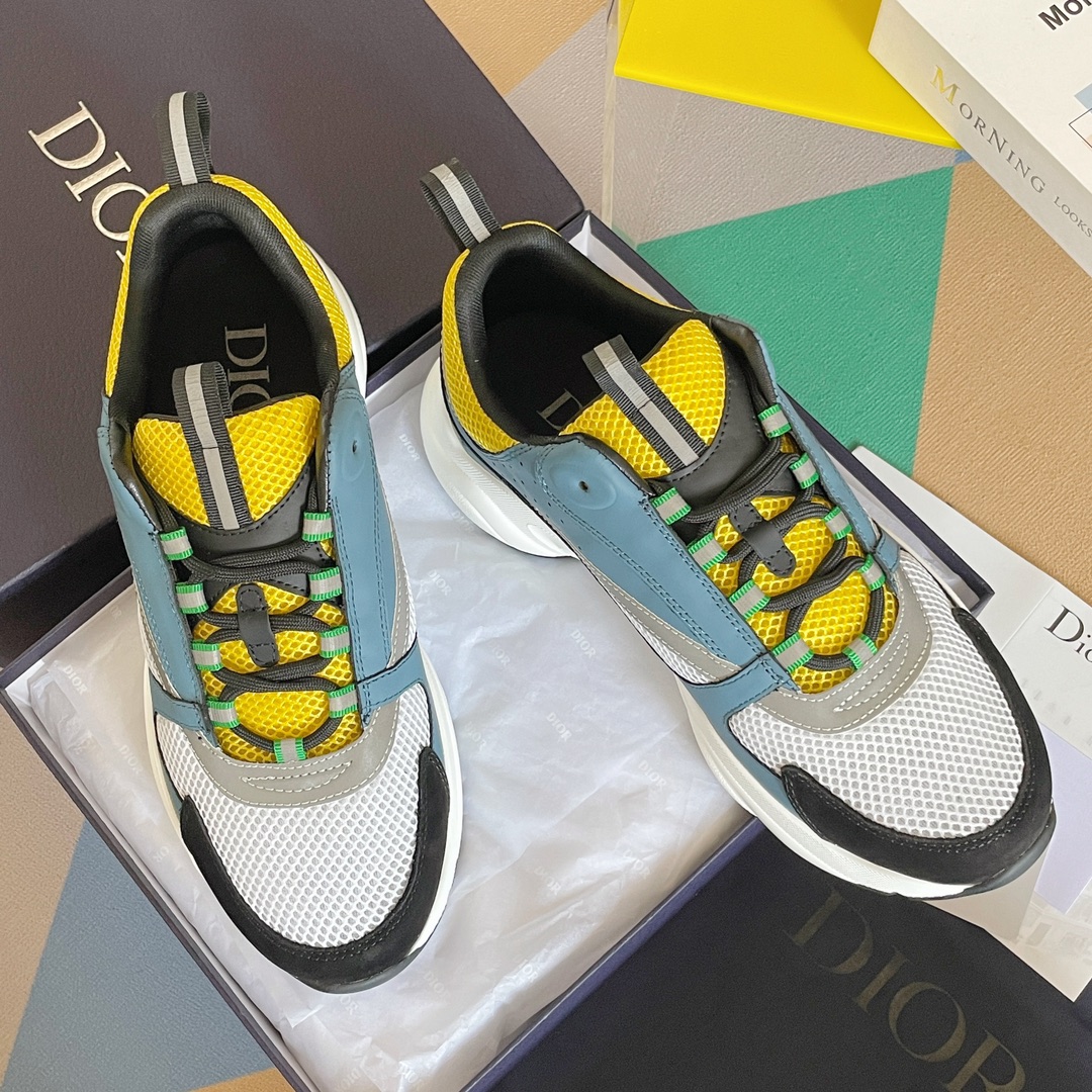 Dior B22 Blue Yellow - vstockx