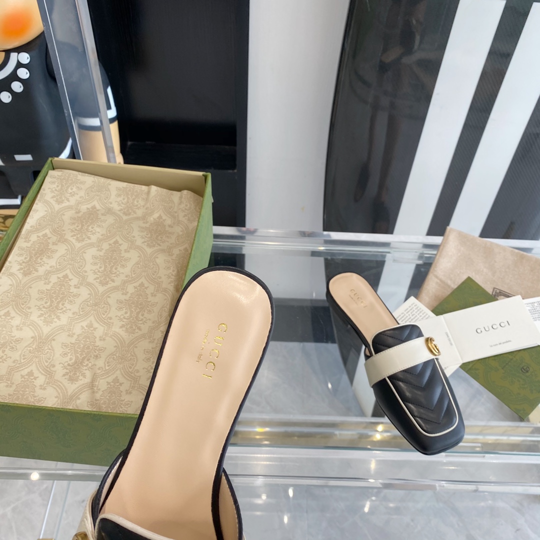 Gucci Leather slipper Women 9 - vstockx