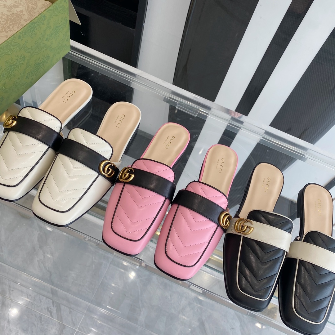 Gucci Leather slipper Women 9 - vstockx