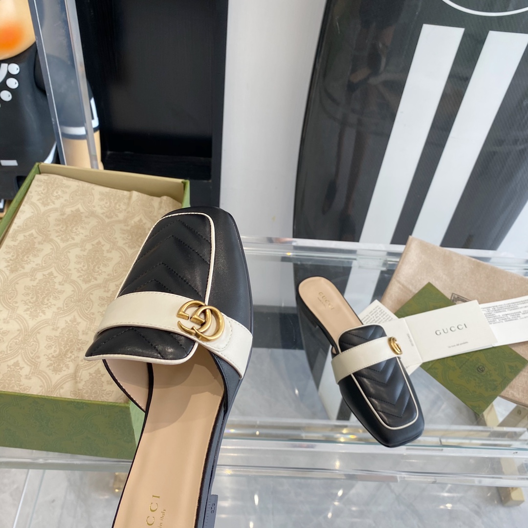 Gucci Leather slipper Women 9 - vstockx