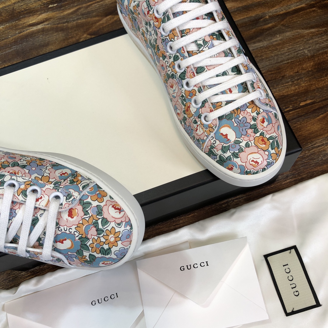 Gucci Ace Liberty Floral - vstockx