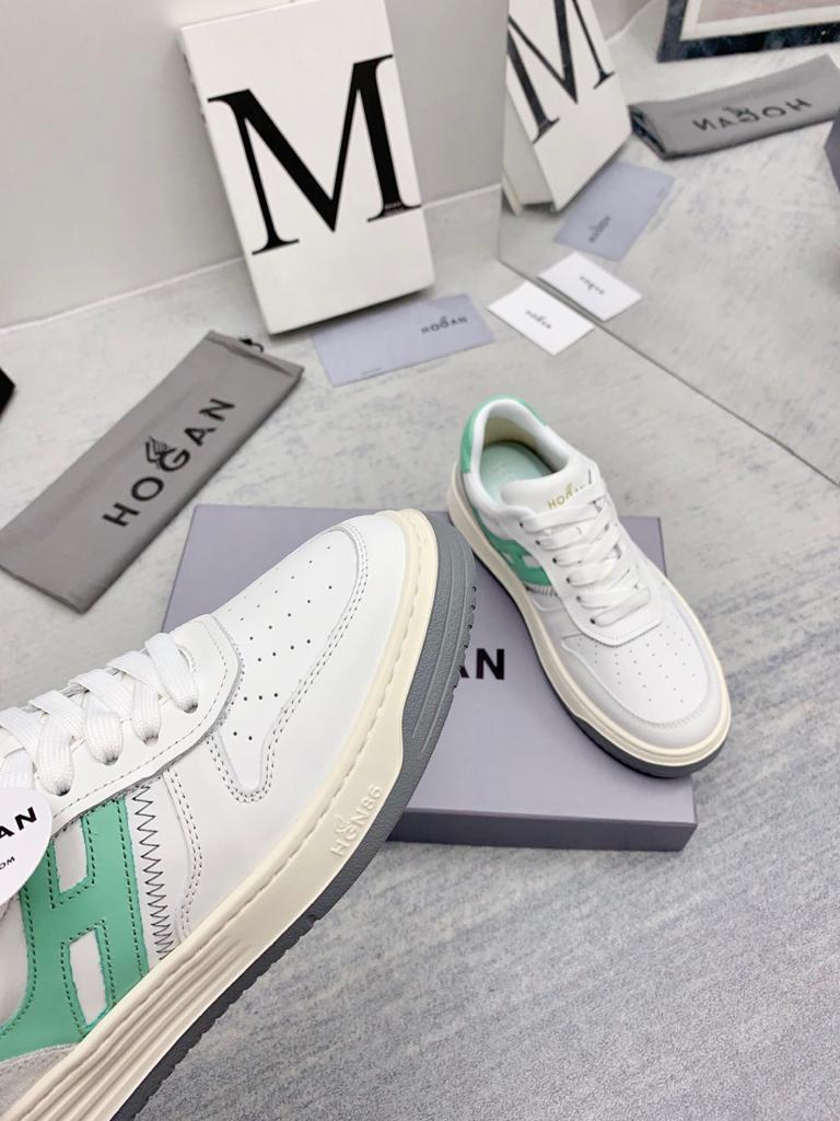 Hogan H630 Green White Grey - vstockx