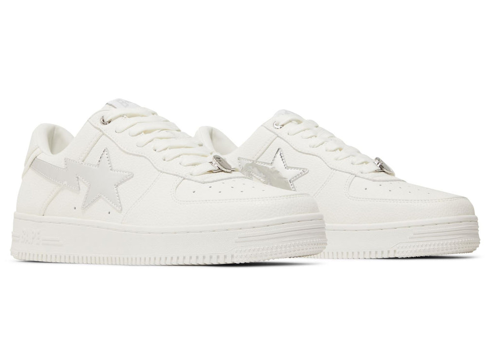 A Bathing Ape Bape Sta White Silver (2023) - vstockx