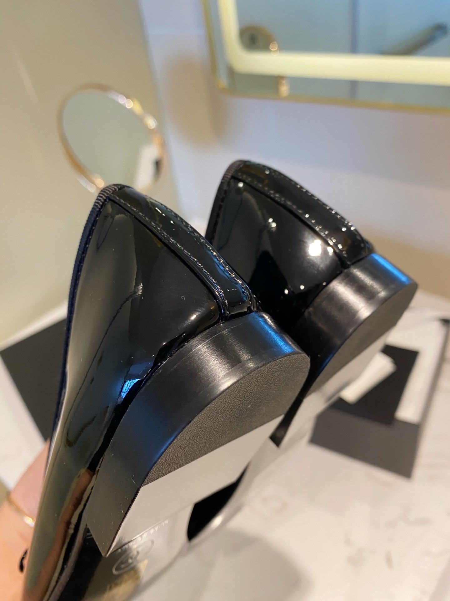 Chanel Ballerinas Fabric & Grosgrain 5 - vstockx