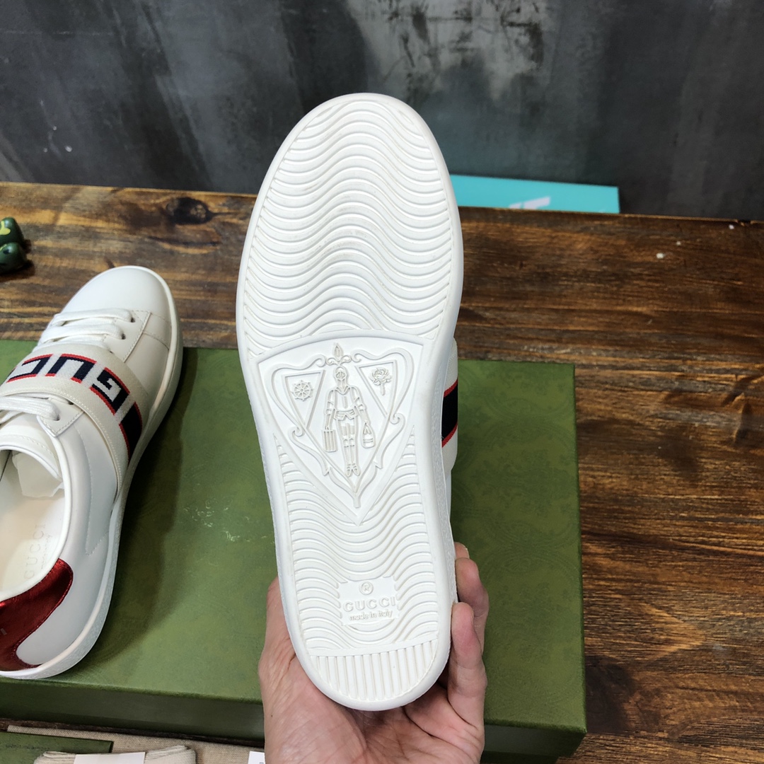 Gucci Ace Stripe Ivory - vstockx